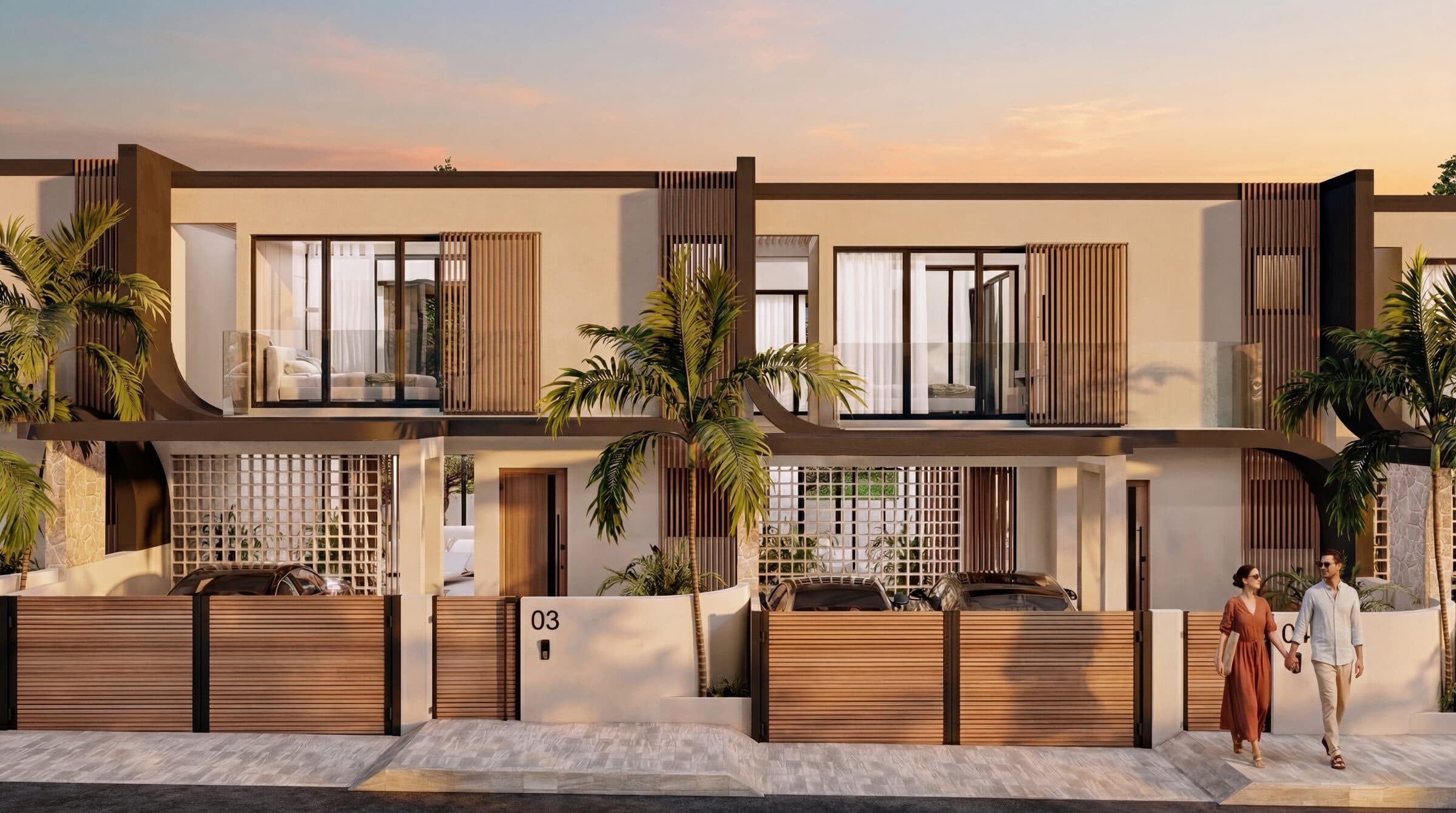 Nova Villas Gönyeli dış cephe villa görünümü 20 — Kuzey Kıbrıs lüks konut