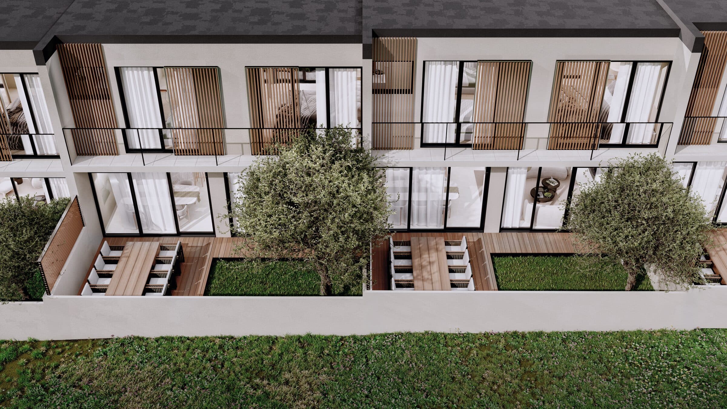 Nova Villas Gönyeli dış cephe villa görünümü 18 — Kuzey Kıbrıs lüks konut